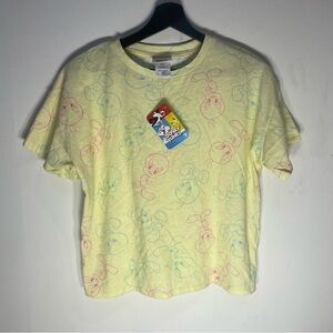 Warner Bros. Light Yellow Kids T-Shirt with Cartoon Print